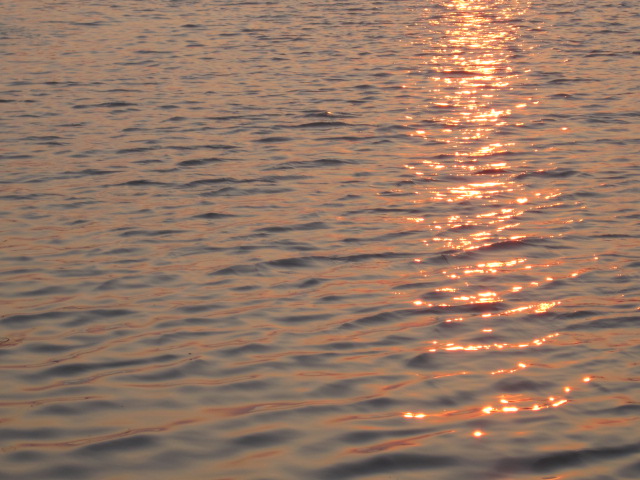 Abendlicht auf dem Wasser